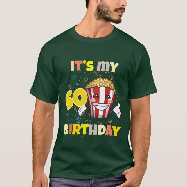 Camiseta Es mi cumpleaños de 60 niño (Anverso)