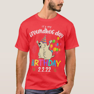 Camiseta Es mi cumpleaños de Groundhog Day 2