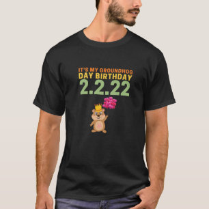 Camiseta Es mi cumpleaños del Día de la Marmota 2.2.22, div