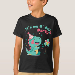 Camiseta Es mi cumpleaños Dinasour