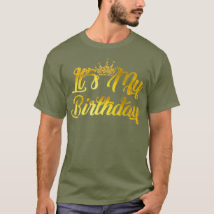 Camiseta Es mi cumpleaños feliz