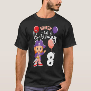 Camiseta Es mi cumpleaños, Fiesta pirata temido de cumpleañ