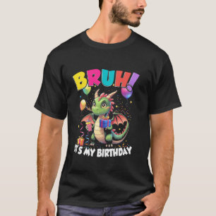 Camiseta Es Mi Cumpleaños Globos De Dragon Ball Caballeros