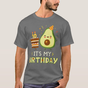 Camiseta Es Mi Cumpleaños Guacamoles Cocina Americana Fruta