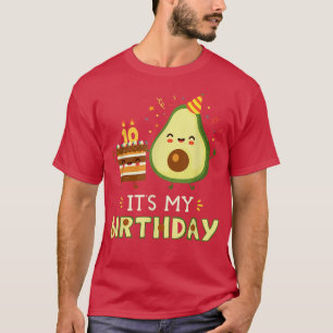 Camiseta Es Mi Cumpleaños Guacamoles Cocina Americana Fruta
