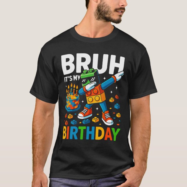 Camiseta Es Mi Cumpleaños Hermano (Anverso)