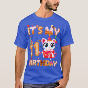 Camiseta Es mi cumpleaños número 11 Chica de cumpleaños, cu