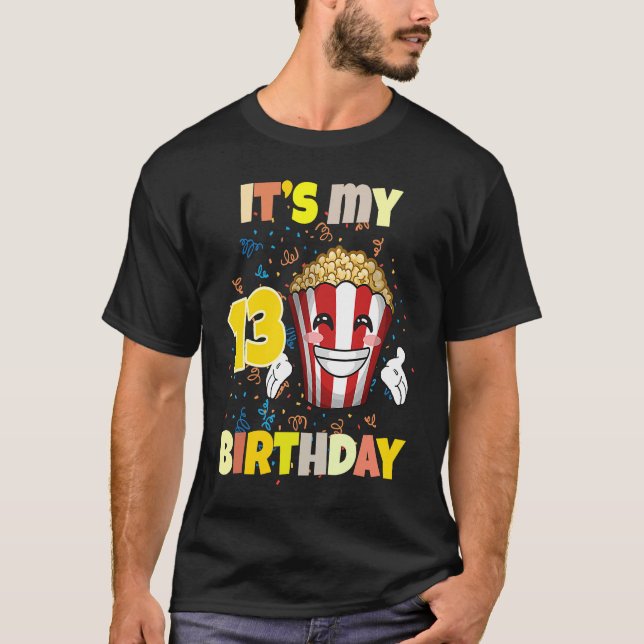 Camiseta Es mi cumpleaños número 13 (Anverso)