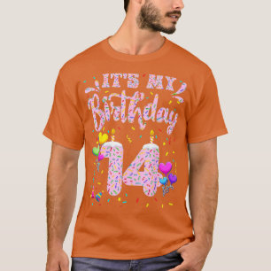 Camiseta Es mi cumpleaños número 14 Feliz G de 14 años