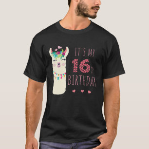 Camiseta Es mi cumpleaños número 16 Chica de 16 años
