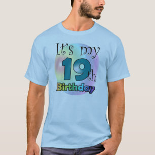 Camiseta Es mi cumpleaños número 19