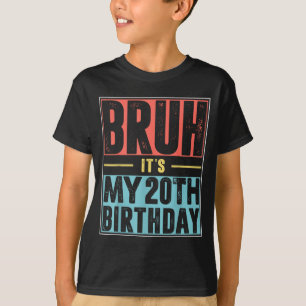 Camiseta Es Mi Cumpleaños Número 20 20 Años Cumple