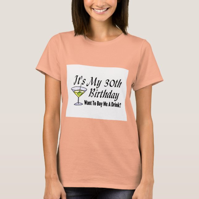Camiseta Es mi cumpleaños número 30 (Anverso)