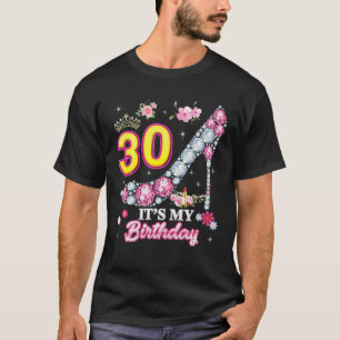 Camiseta Es mi cumpleaños número 30 de 30 años de edad rein