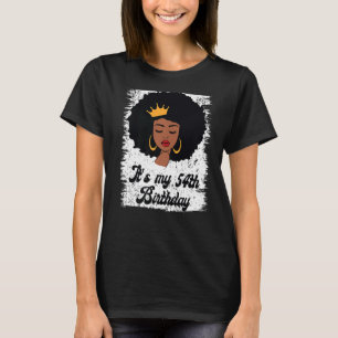 Camiseta Es mi cumpleaños número 54 de la Reina de África N