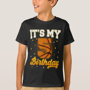 Camiseta Es Mi Cumpleaños Número 5 Sketll Chico Regalos De 