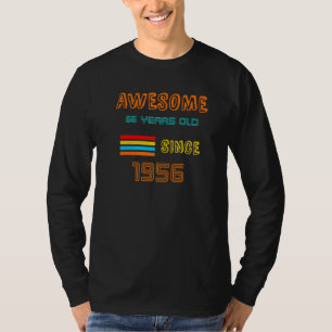 Camiseta Es mi cumpleaños número 66 desde 1956 para hombres