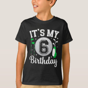 Camiseta Es mi cumpleaños número 6 Golf 6 años jugador de g