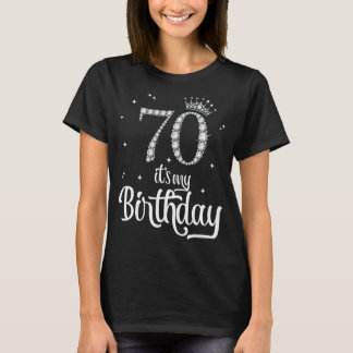 Camiseta Es mi cumpleaños número 70, cumpleaños número 70 a