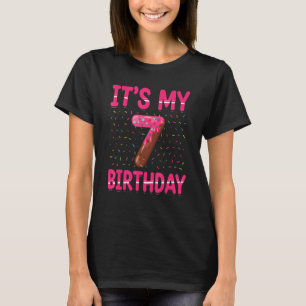Camiseta Es mi cumpleaños número 7 con tema de Sprinkles pa