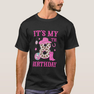 Camiseta Es mi cumpleaños número 8 Rodeo vaquero occidental