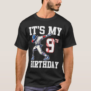 Camiseta Es mi cumpleaños número 9 Bysebyll 9 años cumpleañ
