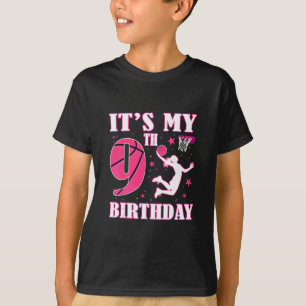 Camiseta Es mi cumpleaños número 9 tema Sketll 9 años de ed