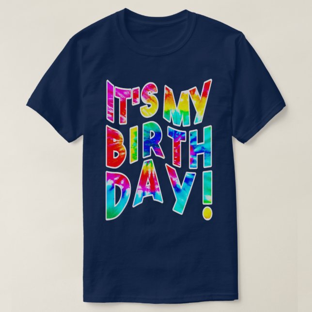 Camiseta Es Mi Cumpleaños Para Las MujeresChicas Retro ie D (Diseño del anverso)