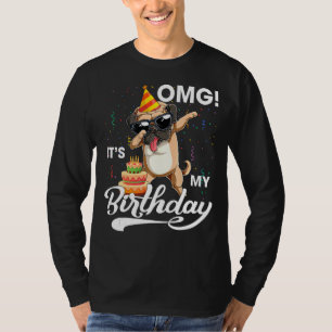 Camiseta Es mi cumpleaños, Pug Dog Dab Fiesta de baile Cele