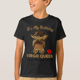 Camiseta Es Mi Cumpleaños Reina Virgo Feliz Cumpleaños Para