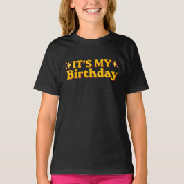 Camiseta Es mi cumpleaños Retro