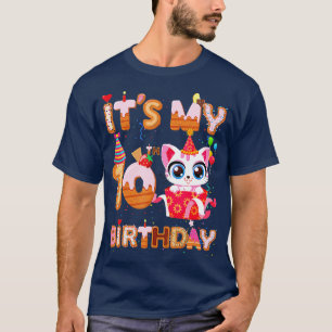 Camiseta Es mi décimo cumpleaños Chica gracioso cumpleaños 