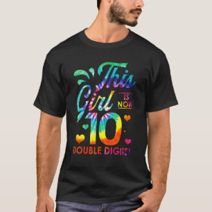 Camiseta Es mi décimo cumpleaños, este Chica ya tiene 10 añ