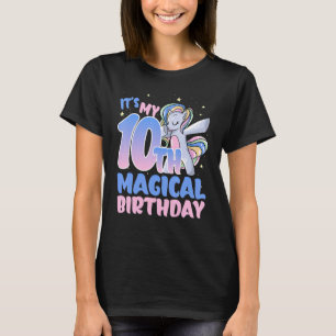 Camiseta Es mi décimo cumpleaños mágico: Unicornio