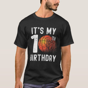 Camiseta Es mi décimo cumpleaños, regalo de básquetbol