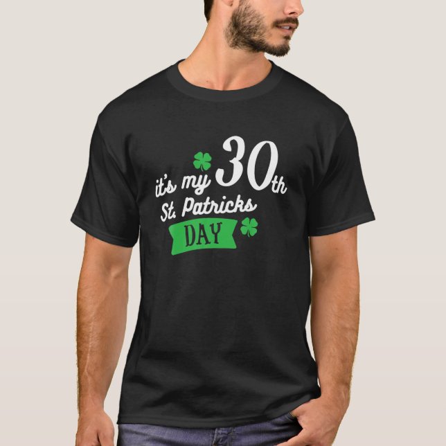 Camiseta Es Mi Día 40 De St. Patricks Day 40. Cumpleaños (Anverso)
