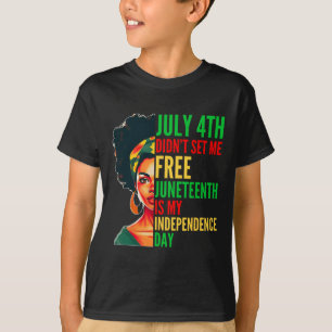 Camiseta ¿Es mi Día de la Independencia 1865 desordenadas m