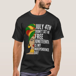 Camiseta ¿Es mi Día de la Independencia 1865 desordenadas m