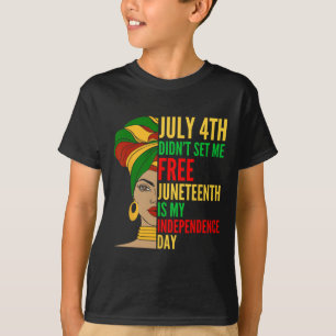 Camiseta Es mi Día de la Independencia Derechos Civiles de