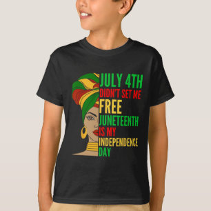 Camiseta Es mi Día de la Independencia Derechos Civiles de