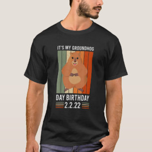 Camiseta Es mi Día de la Marmota Cumpleaños 2.2.22 Fiesta 2