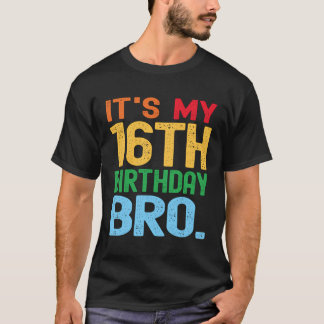 Camiseta Es Mi Dieciséis Aniversario De La Divertida Fiesta