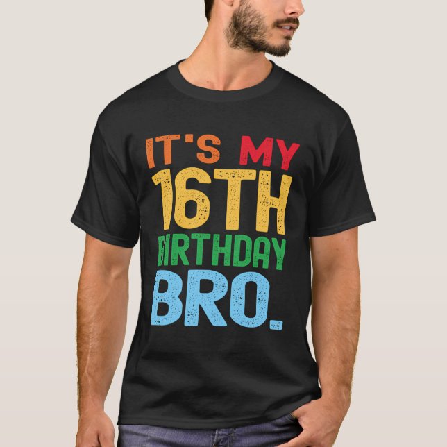 Camiseta Es Mi Dieciséis Aniversario De La Divertida Fiesta (Anverso)