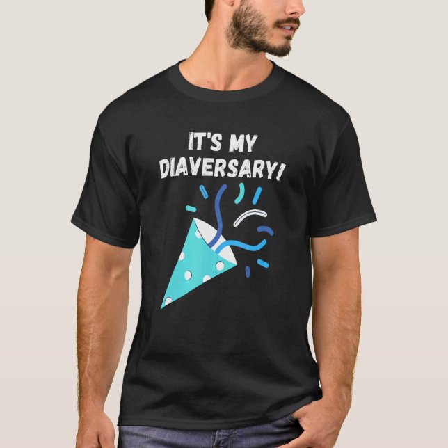 Camiseta Es mi diplomático, diabetes tipo 1_1 (Anverso)