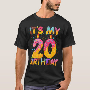 Camiseta Es mi dulce cumpleaños número 20 de hace 20 años