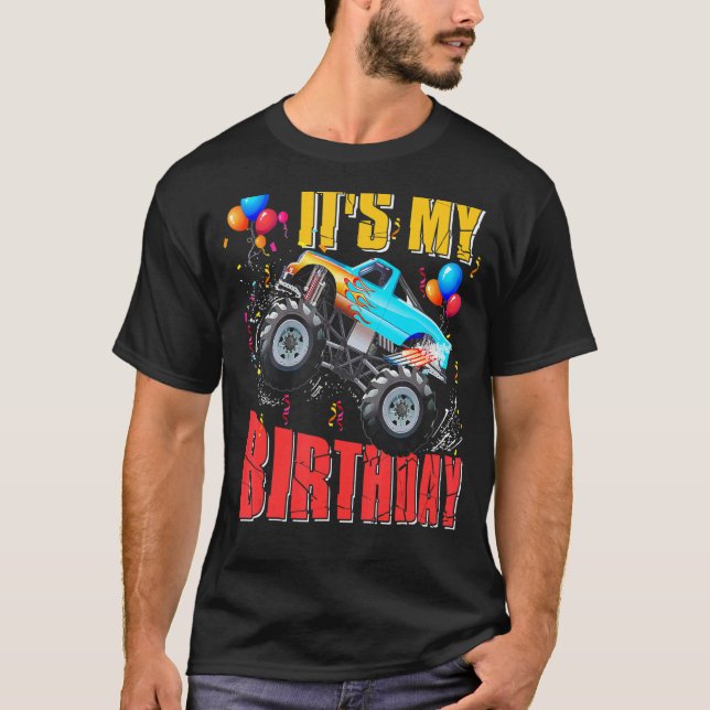 Camiseta Es Mi Fa De Coche De Camión De Los Niños De Cumple (Anverso)
