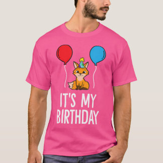 Camiseta Es Mi Fiesta De Cumpleaños Fox