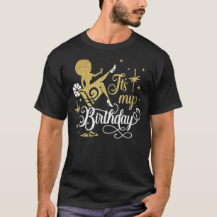 Camiseta Es mi fiesta de cumpleaños, música de los 80 hombr
