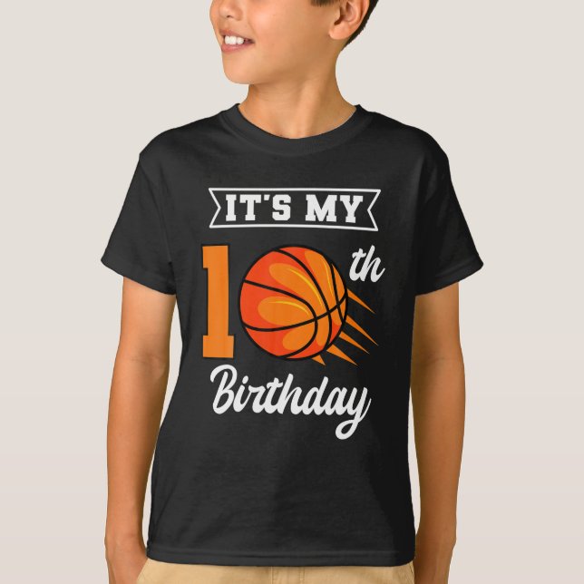 Camiseta Es mi Fiesta de cumpleaños número 10 del Bday de B (Anverso)