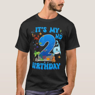 Camiseta Es mi fiesta de cumpleaños número 2 Océano 2 años 